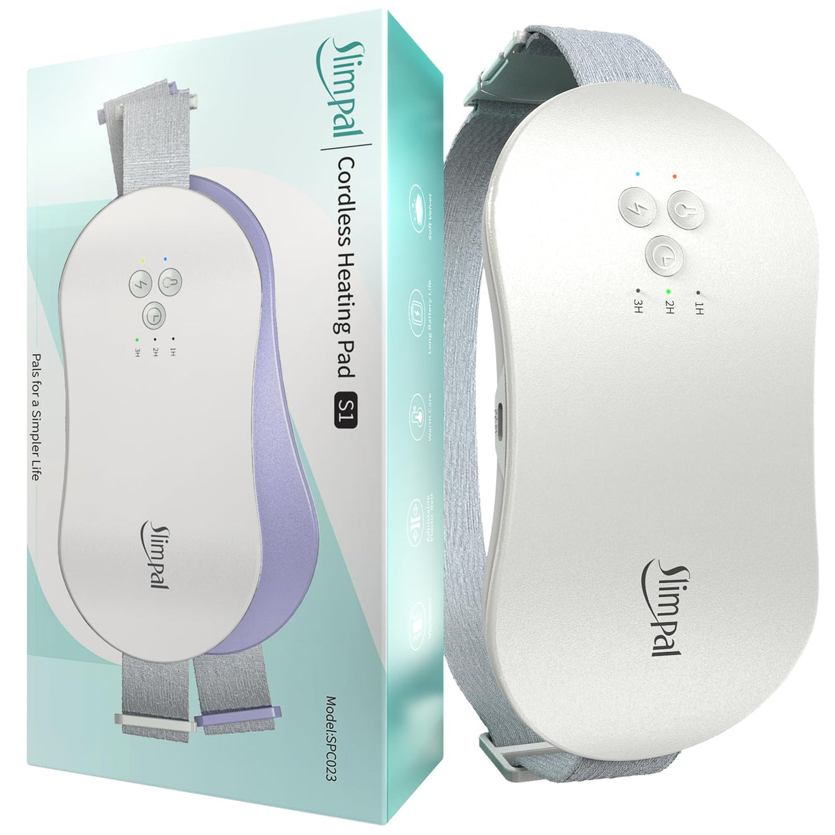 Slimpal bande chauffante portable offre chaleur ciblée pour le confort menstruel.