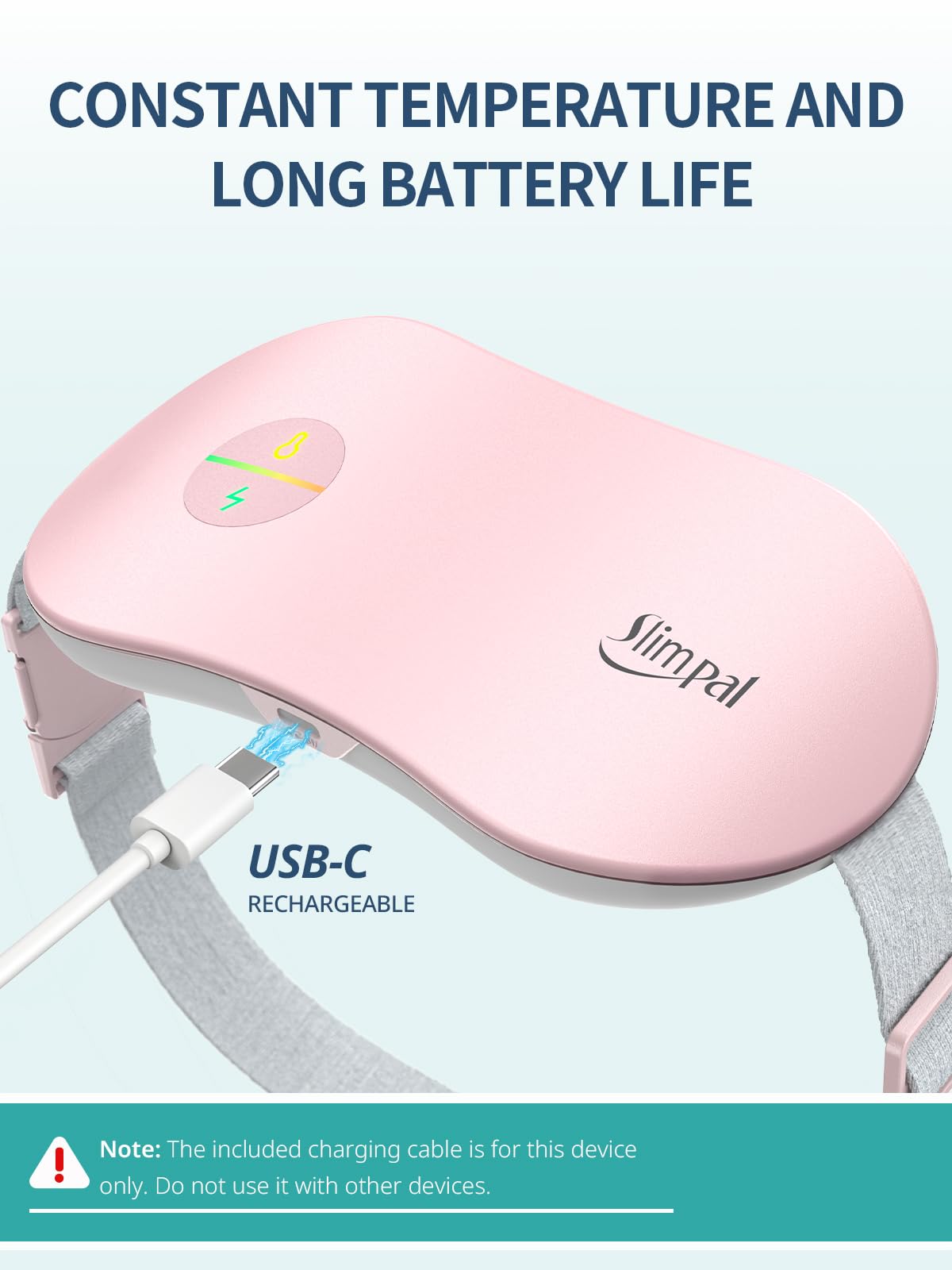 Slimpal batterie longue durée rechargeable pour une utilisation tout au long de la journée.