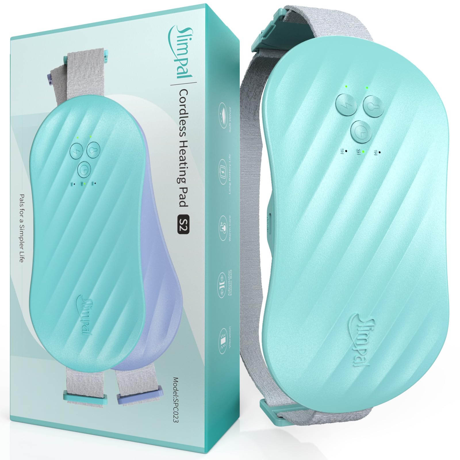 Slimpal Ceinture IA contrôle température pour une chaleur sûre et adaptée.