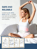 Slimpal utilisation sans fil au bureau pour rester active sans interruption.