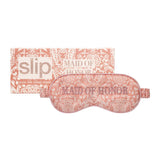 Masque Slip en soie Mulberry 22 momme, élégant pour la demoiselle d'honneur et le confort nocturne.