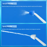 SLIPEXSAFE mode triple rinage pour soin nasal personnalisé.