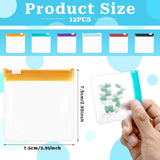 Pochette Sliverdew pilules portable 75x75 mm pour rangement compact