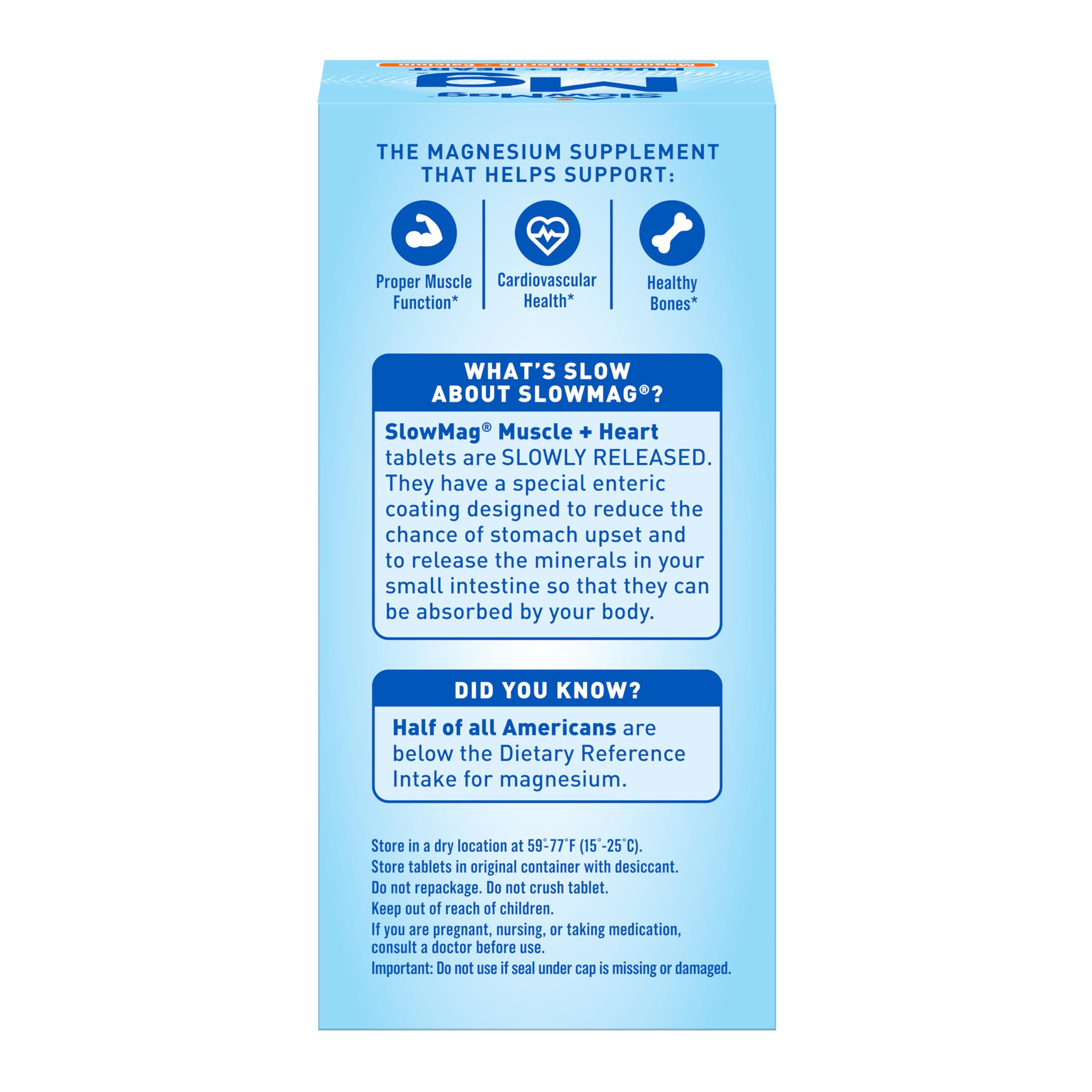 SlowMag comprimés bouteille : consommation quotidienne simple et pratique.
