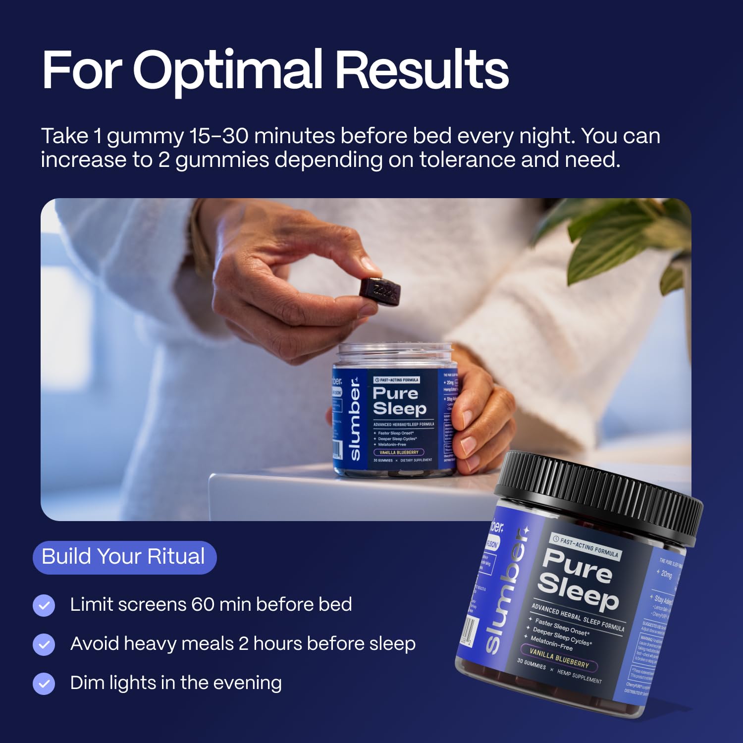 Slumber Pure Sleep extrait cerise pour soutien nocturne naturel