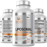 Smart Nutra Labs Liposomal Vitamin C 1400mg - bouteille: soutien potentiel au système immunitaire sain
