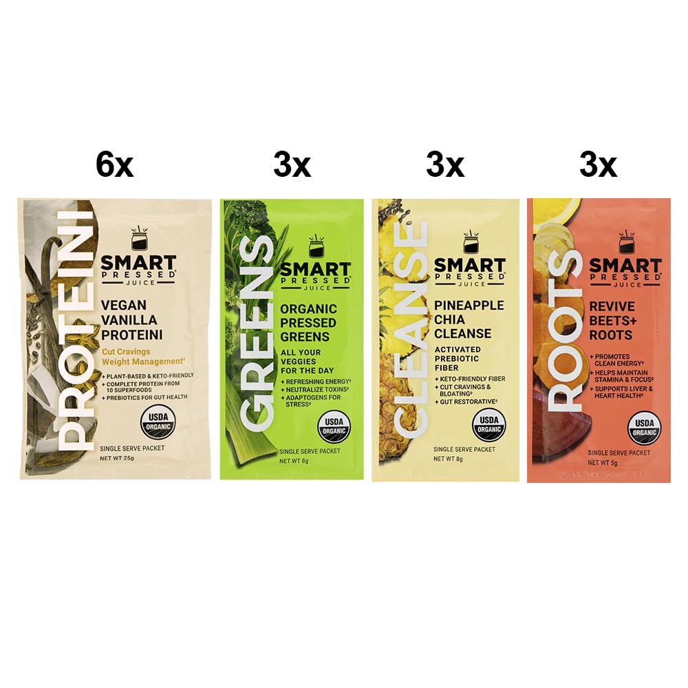 Smart Pressed Juice ingrédients proteines vegetales, protéines végétales et fibres