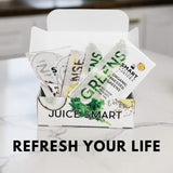 SMART Pressed Juice étiquette bio: bouteille certifiée bio et organique