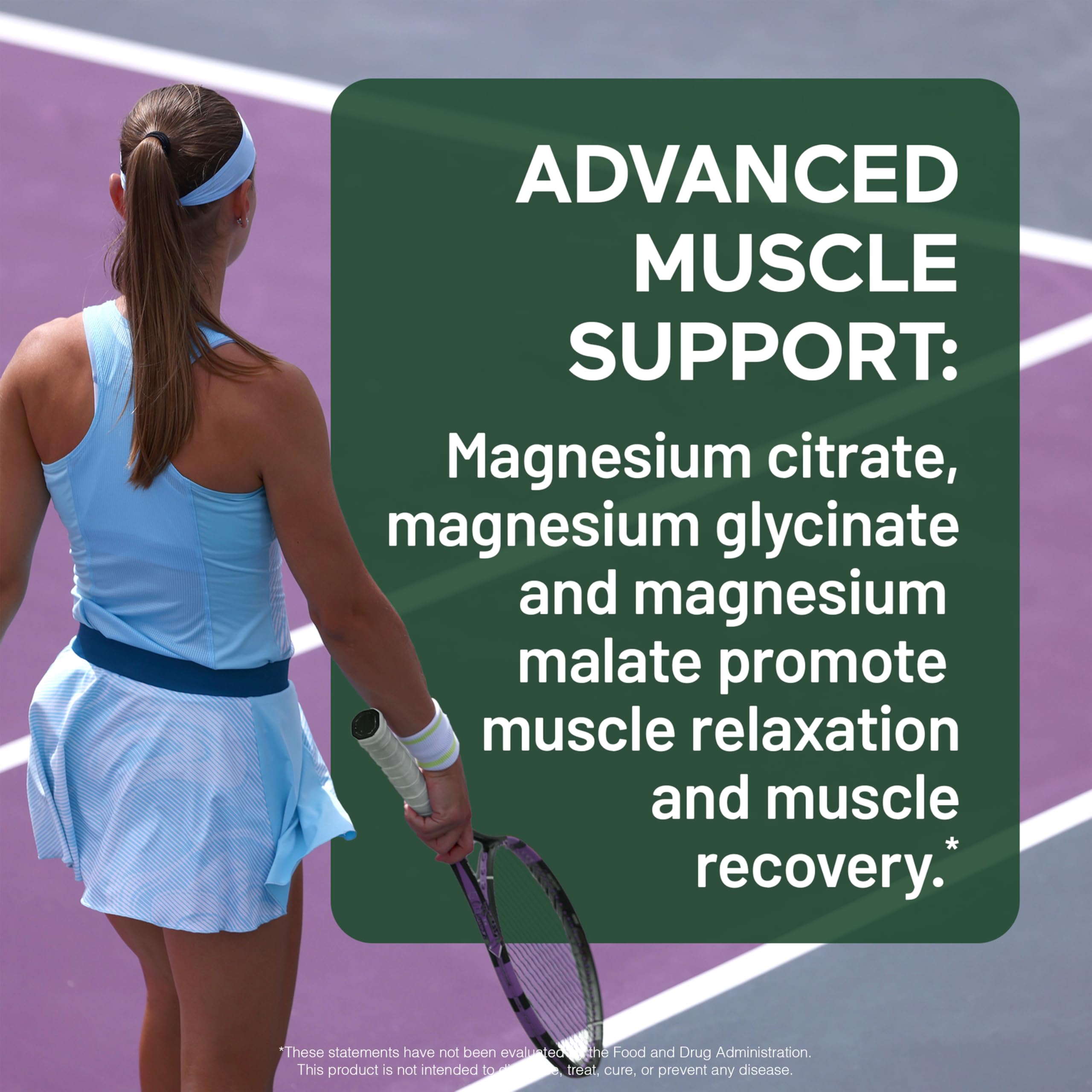 SMARTERNUTRITION Association magnésium et L-Theanine — relaxation musculaire et calme mental