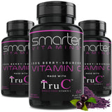 SmarterVitamins ensemble-triple-bouteilles-capsules-vegetales: pack pratique pour toute la famille