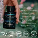 SmarterVitamins Omega3 DHA EPA triple-force: concentration élevée pour votre quotidien.