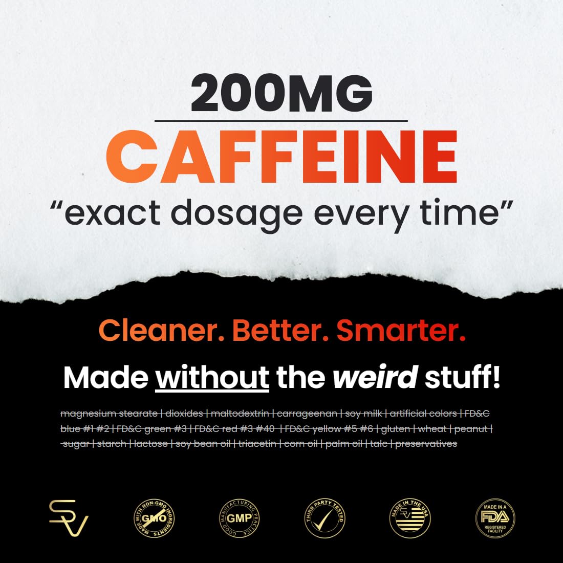 SmarterVitamins ratio caféine et L-Theanine 2:1 pour clarté mentale