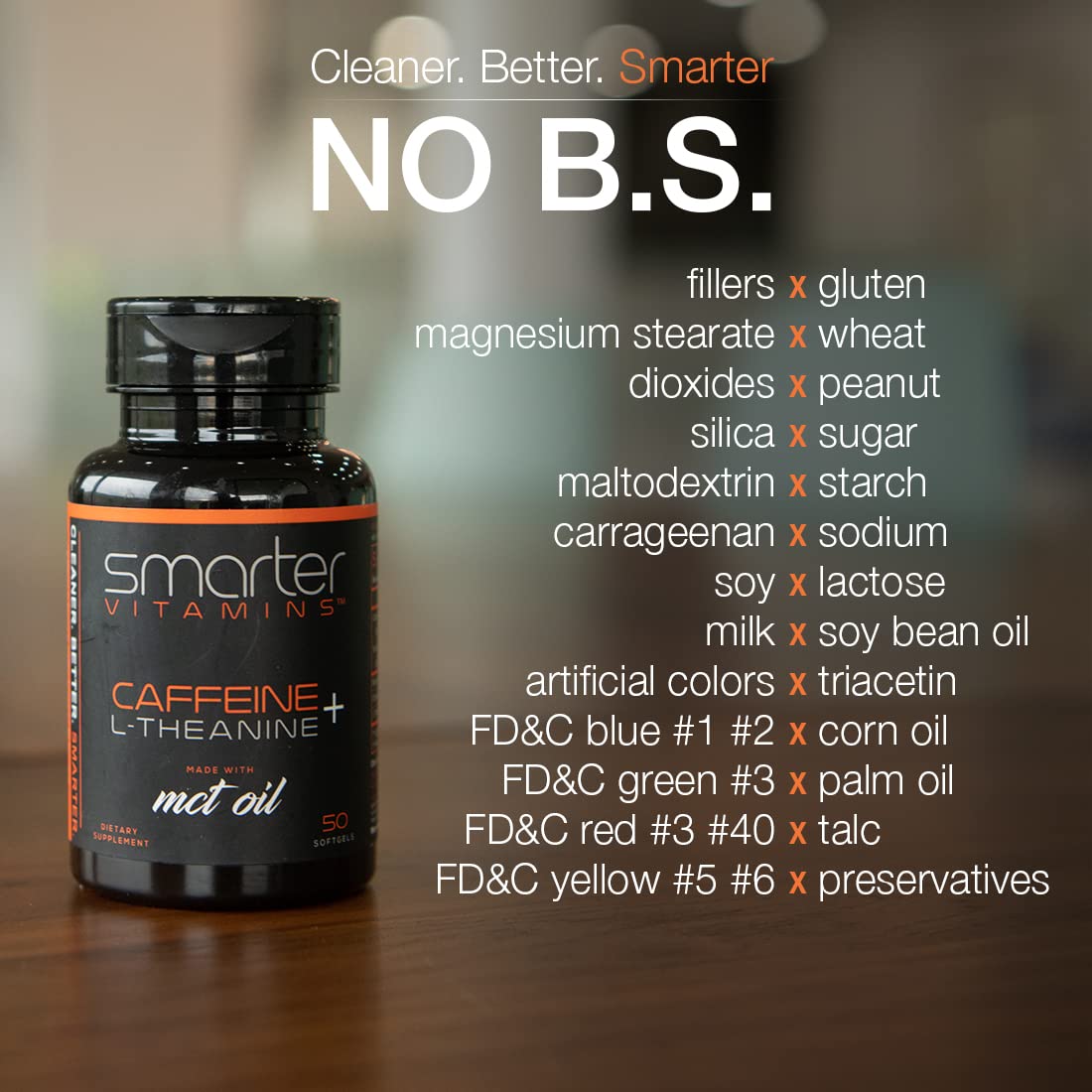 Ratio caféine Theanine 2:1 SmarterVitamins esprit clair