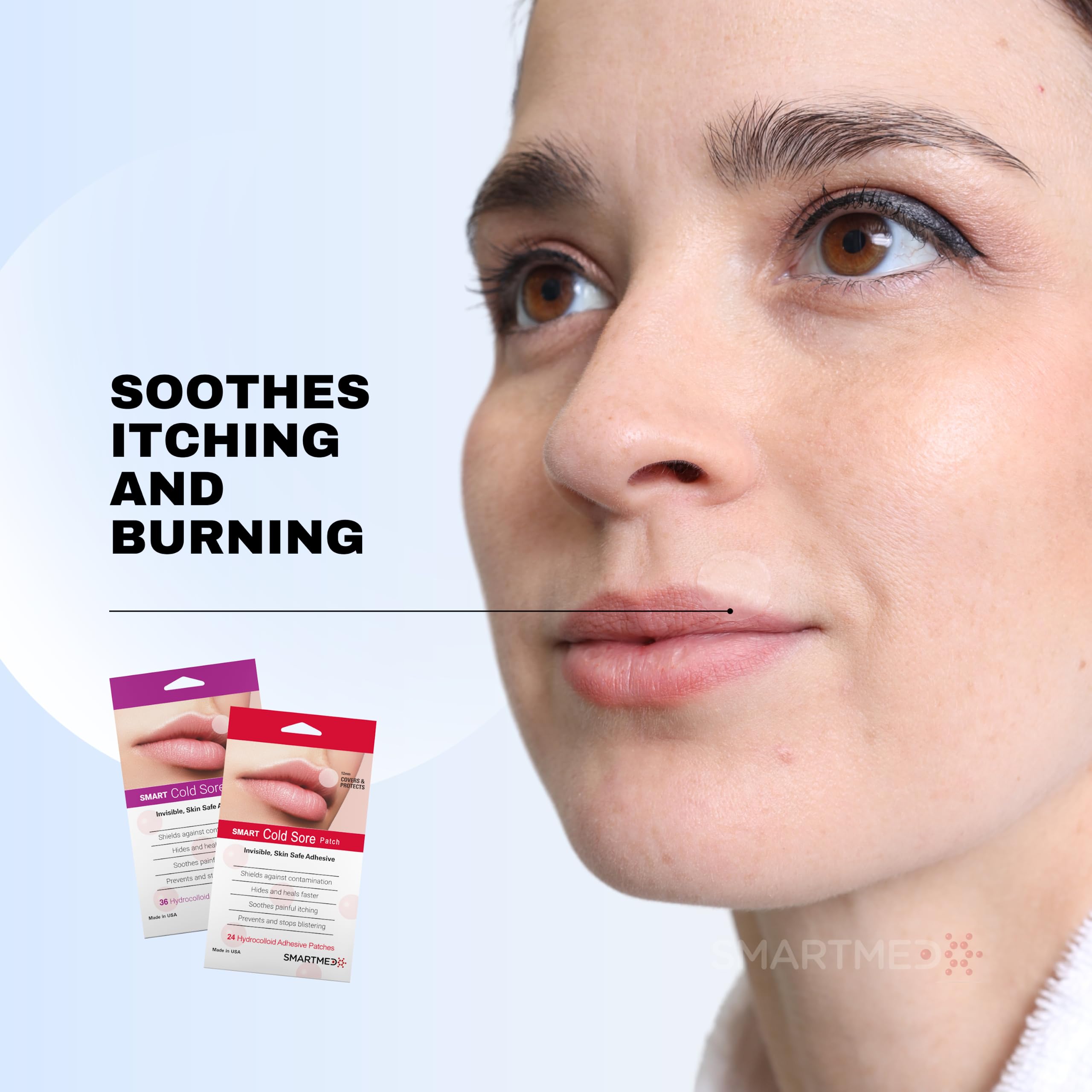 SMARTMED Patch peut soulager démangeaisons et brûlures sans médicament.