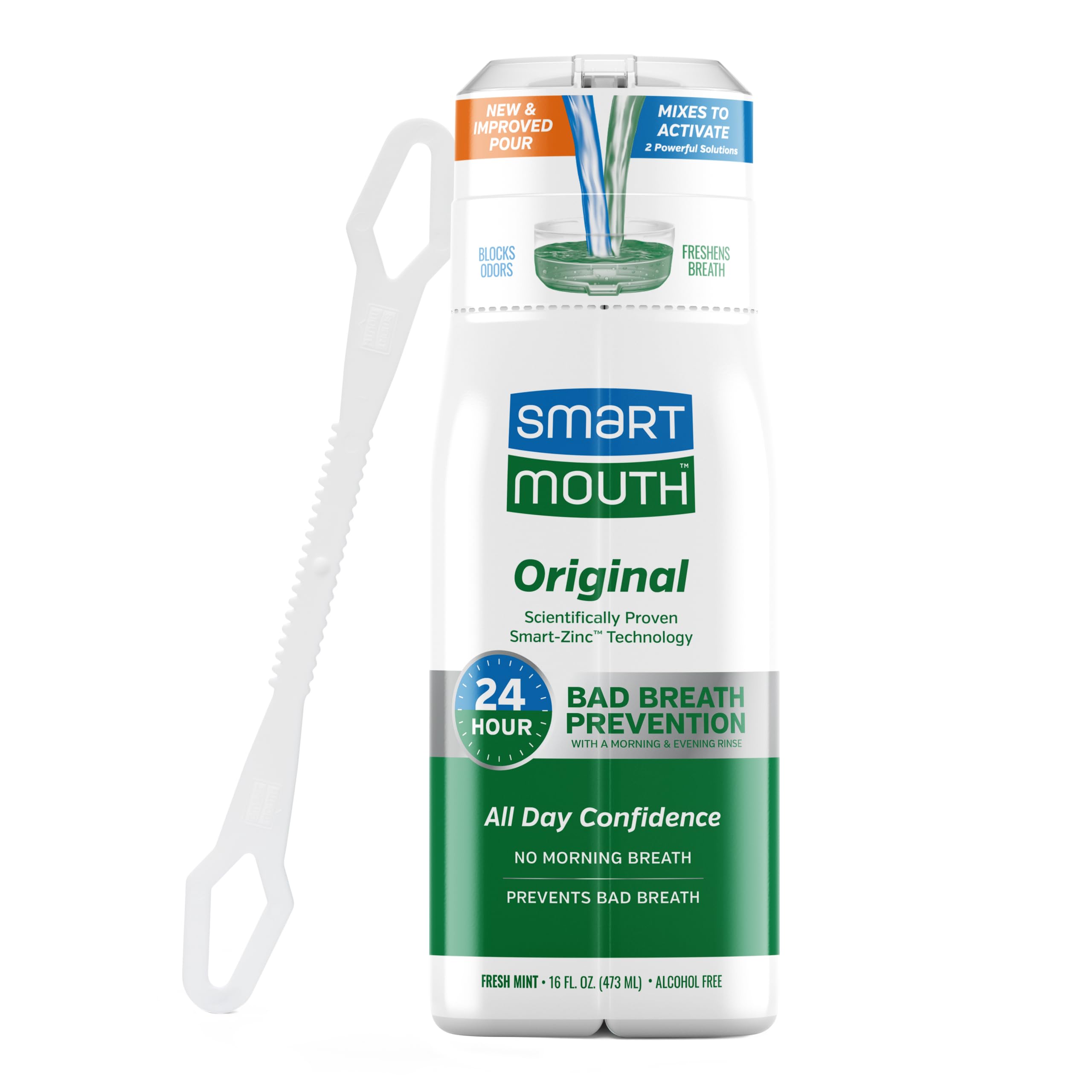 SmartMouth Original – bain-de-bouche-original pour une haleine fraîche durable.