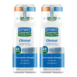 SmartMouth bain-de-bouche zinc actif, bouteille prête à l’emploi pour une haleine durable.