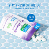 SmartMouth usage quotidien bonbons haleine fraiche et bouche hydratée