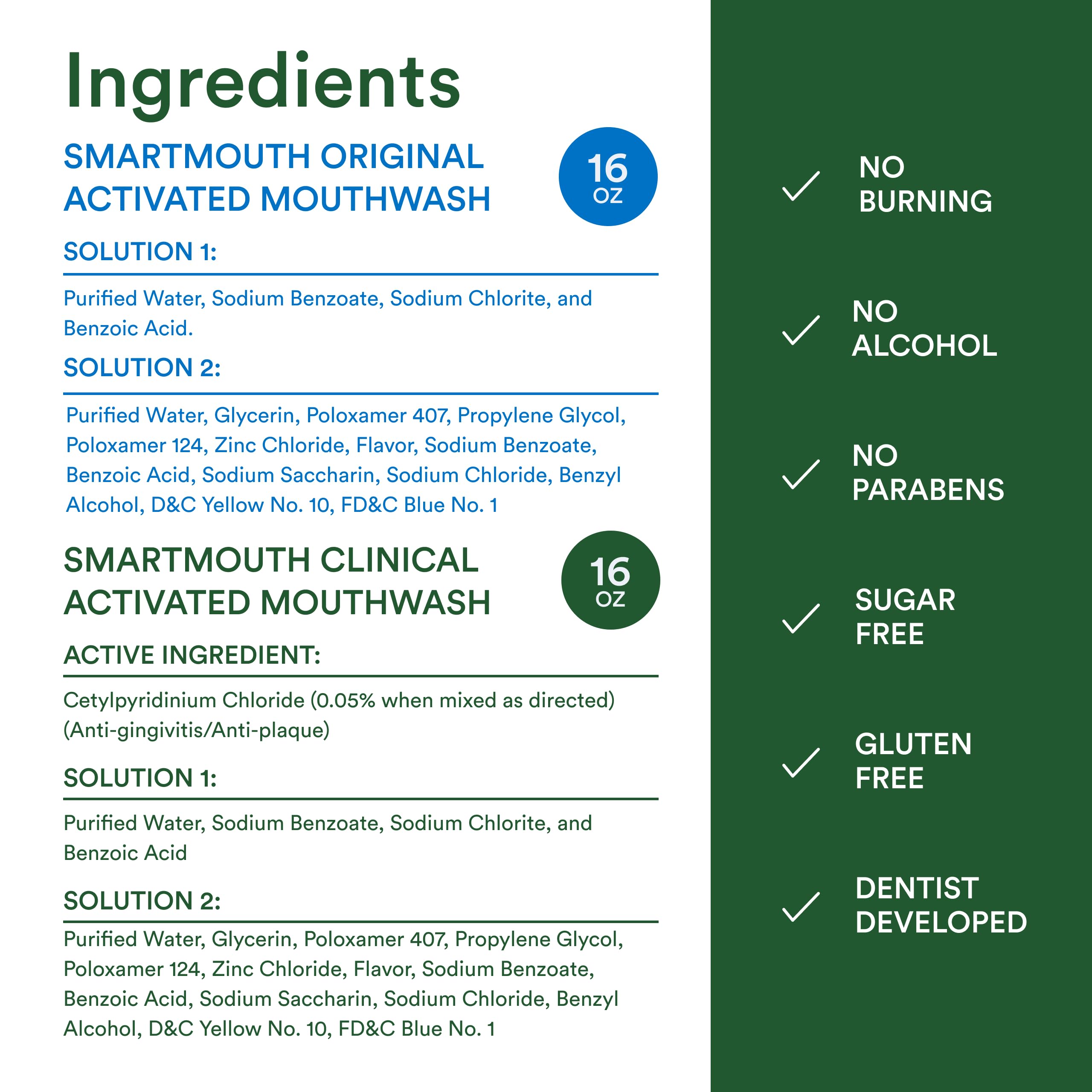 SmartMouth flacon ergonomique, routine bucco-dentaire facile et agréable.