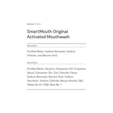Dentifrice SmartMouth zinc-ion premium en tube pour prévention et blancheur douce.