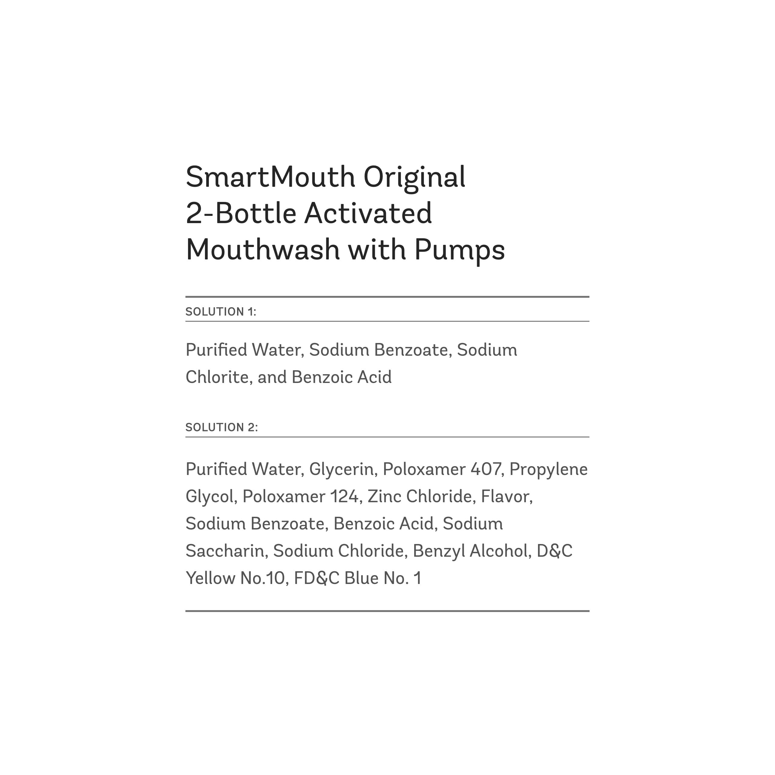 Pompe SmartMouth Original en action, dosage rapide et précis.