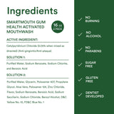 SmartMouth — pack 2x rinçage zinc menthe 16oz pratique