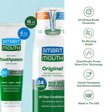 Tube SmartMouth dentifrice menthe avec action blanchissante