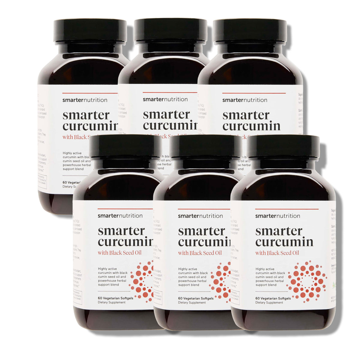 SMARTERNUTRITION Curcumin Softgels, bouteille, soutien potentiel au bien-être quotidien.