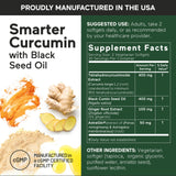 SMARTERNUTRITION Curcumin Softgels gingembre, soutien naturel du système immunitaire et de la digestion.