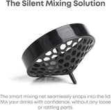 Smartshake Lite: filet-mixer intégré assure un mélange lisse sans grumeaux.