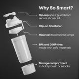 Smartshake O2GO ONE – bouchon étanche évitant les fuites pendant le transport