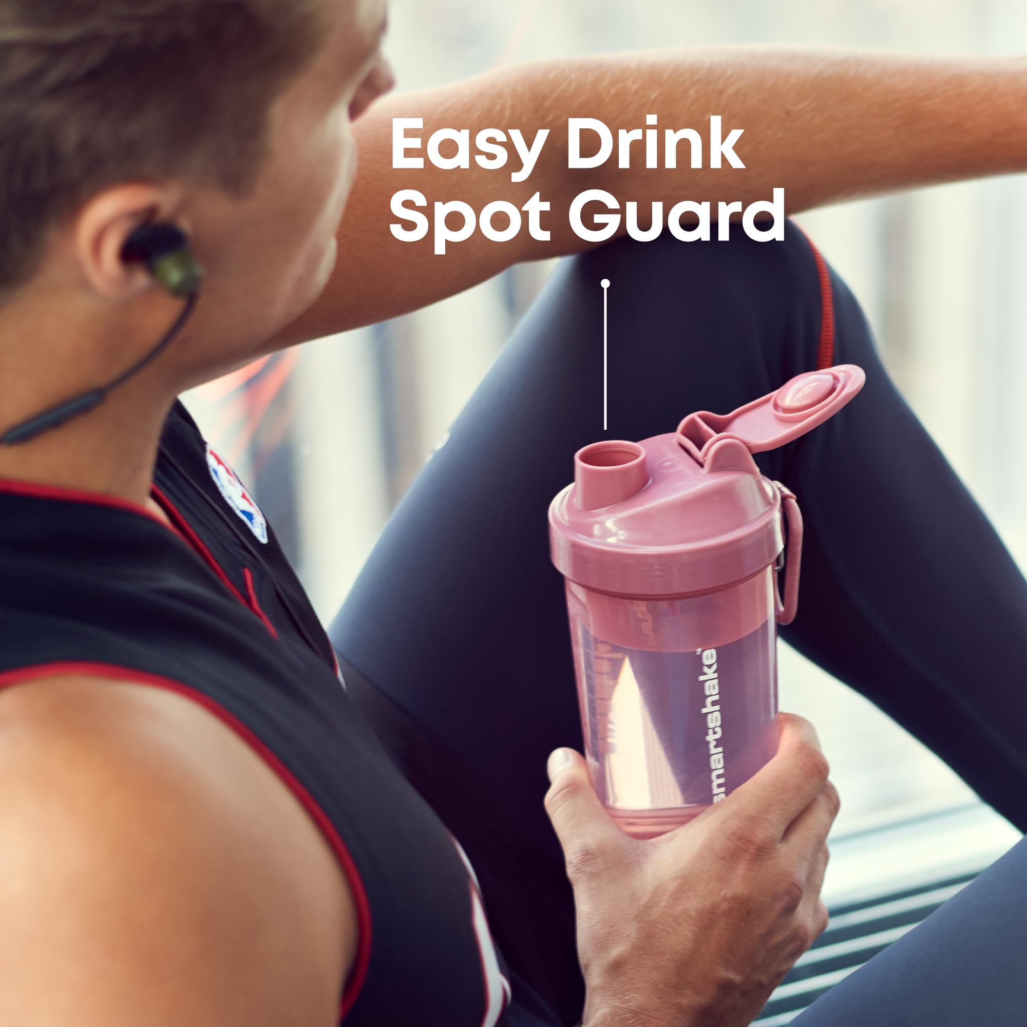 Smartshake O2GO One ouverture large facilite remplissage et nettoyage