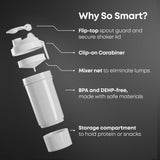 Smartshake O2GO One rangement de 150 ml pour suppléments et collations