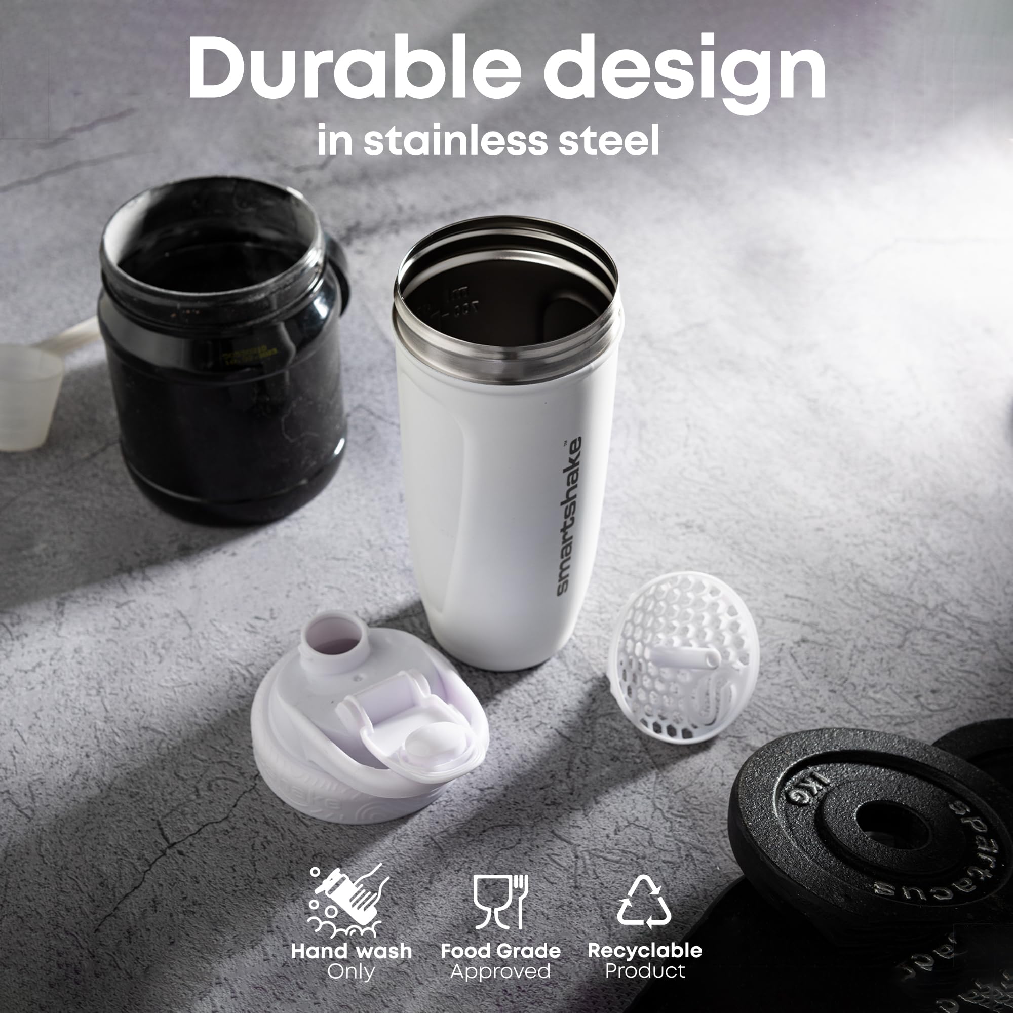 Anse loop souple du Smartshake Reforce facilitant le transport.