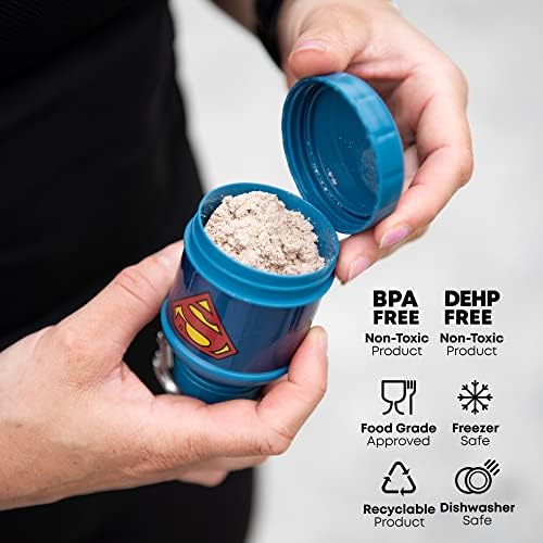 Smartshake Whey2Go gourde 110 ml sans BPA, idéale pour les boissons protéinées.
