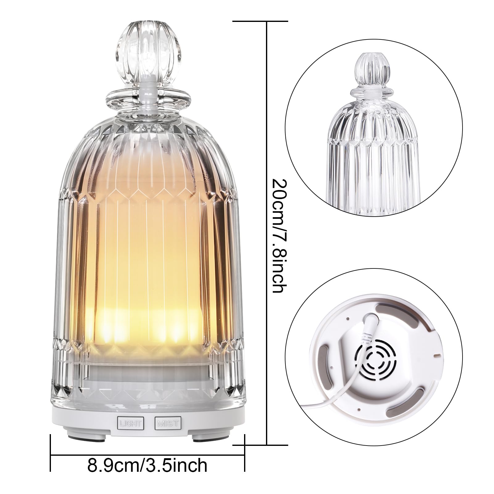 Smartwell diffuseur avec arrêt automatique pour sécurité nocturne