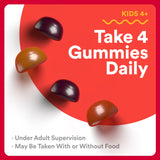 Gomme SmartyPants Organics enfant zinc et vitamines essentielles pour l’immunité.