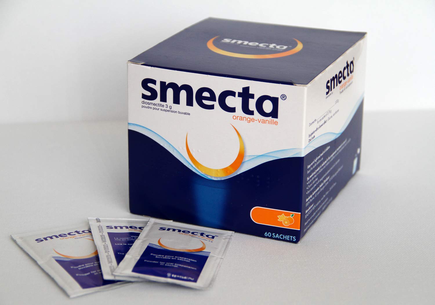 Smecta IPSEN Original, dosage flexible adapté selon l'âge et les symptômes.