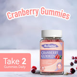 Goût cranberry délicieux, gommes SmildeHeal faciles à savourer