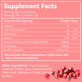 SmildeHeal D-Mannose 250 mg, gommes faciles à prendre