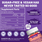 Utilisation quotidienne SmildeHeal Potassium 1000 mg pour énergie et équilibre.