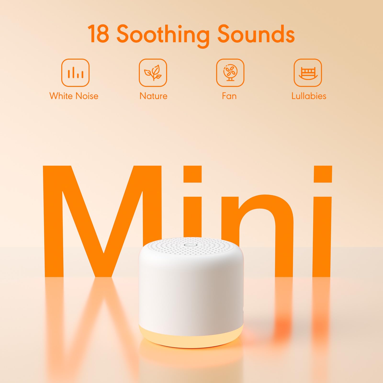 SMILEBOP offre 18 sons apaisants pour sommeil et détente.