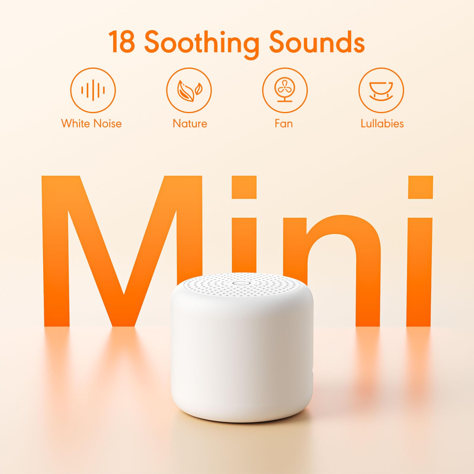 SmileBOP proposant 18 sons naturels pour varier les ambiances et favoriser la détente.
