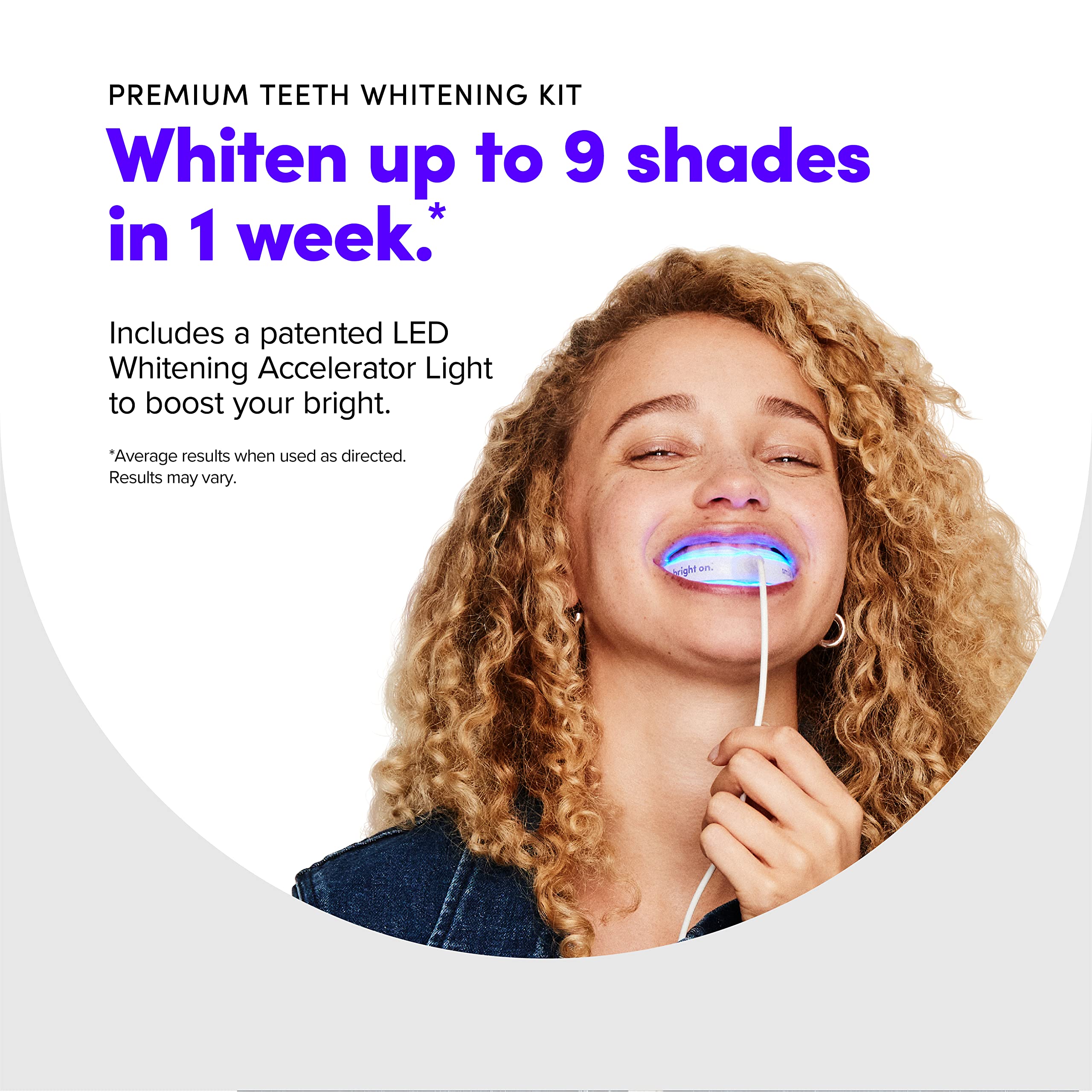 SmileDirectClub led-lumiere-blanchiment-dents active le gel lors des séances