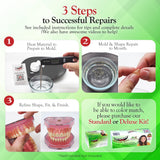 SmileFix Basic couleur assortie et ajustement simple pour dents manquantes