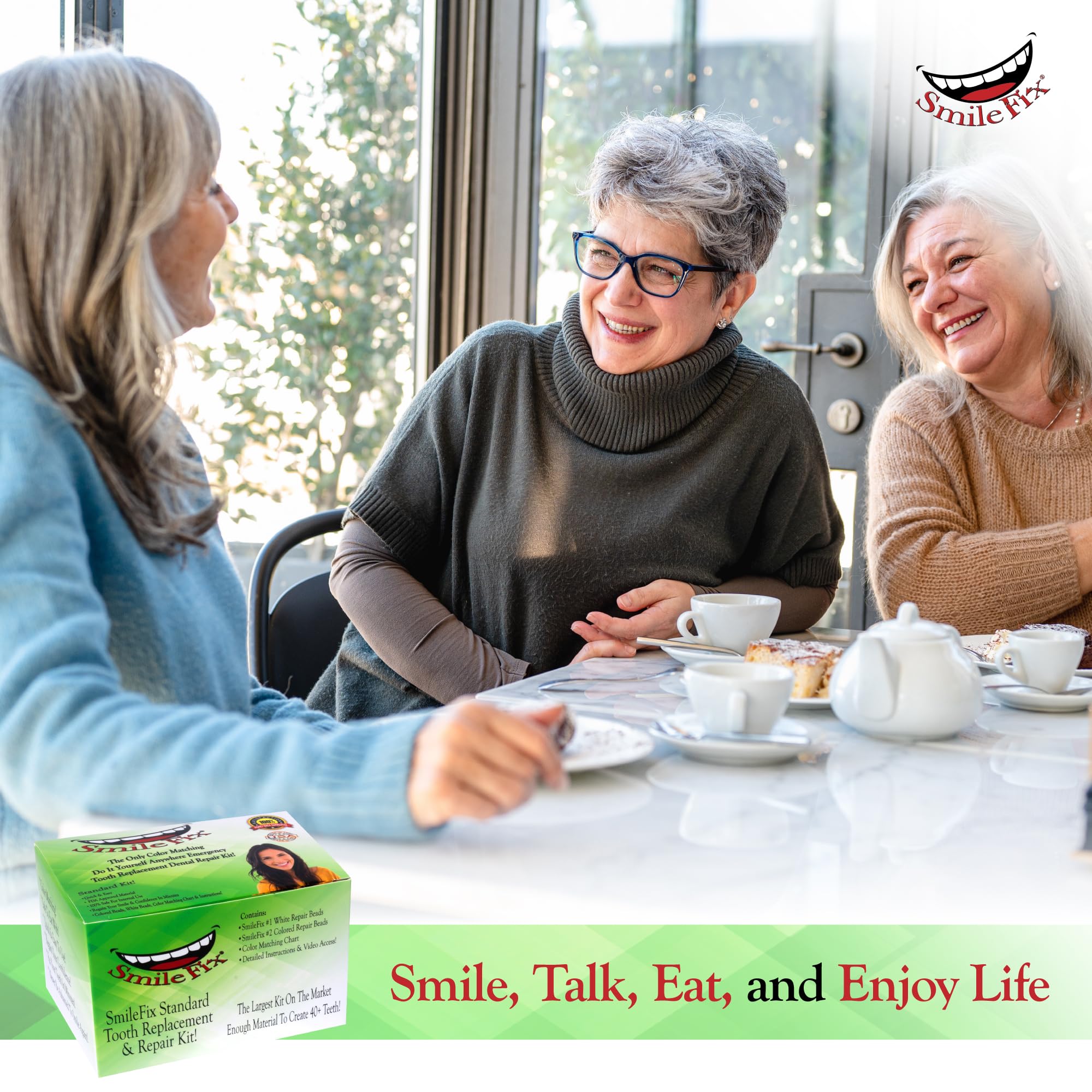 SmileFix Kit : remplacement dent temporaire pour sourire en toutes circonstances.