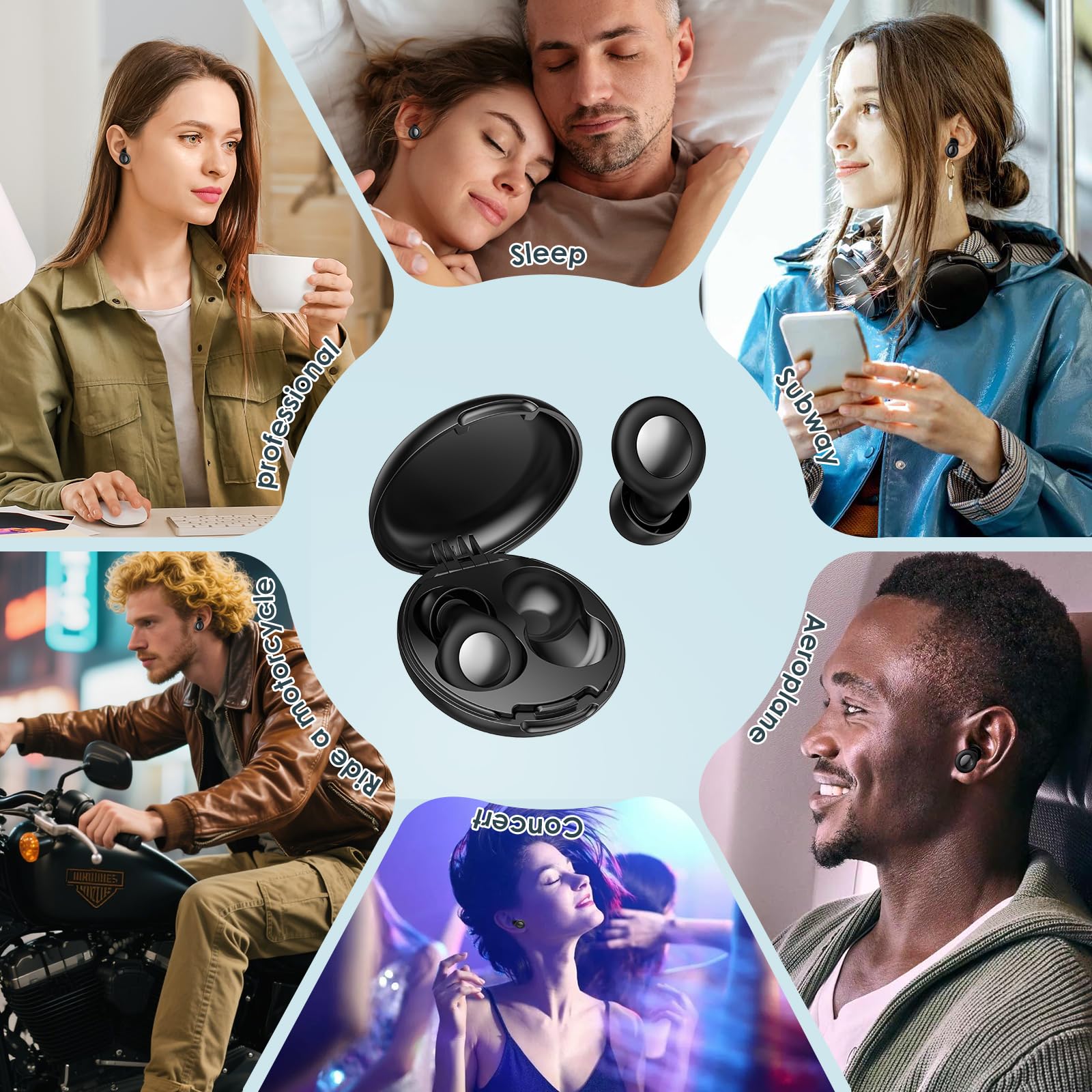 Bouchons réutilisables SMNOQO, hygiène simplifiée et nettoyage facile.