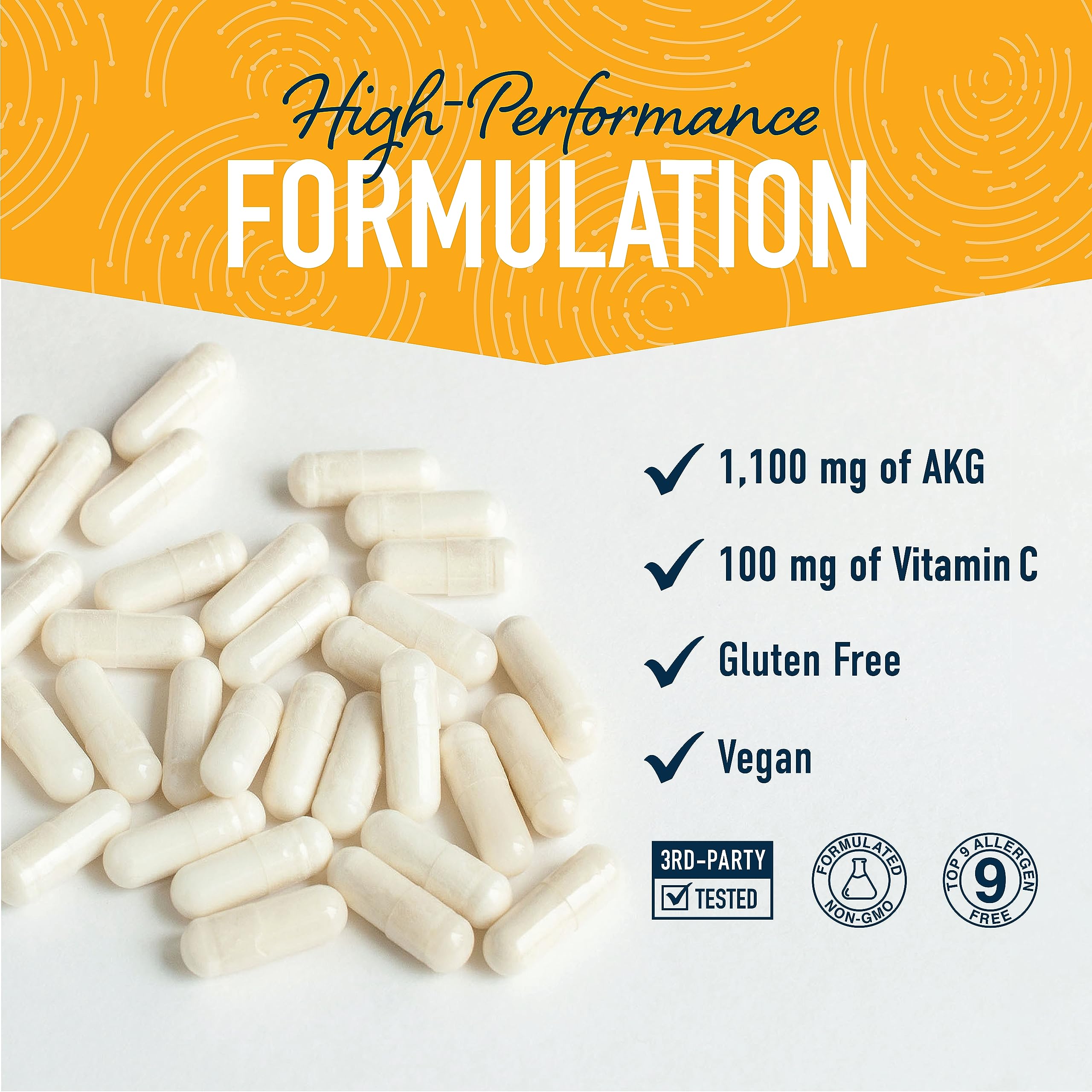 SMNutrition AKG Étiquette: détail des ingrédients et dosage pour une utilisation éclairée.