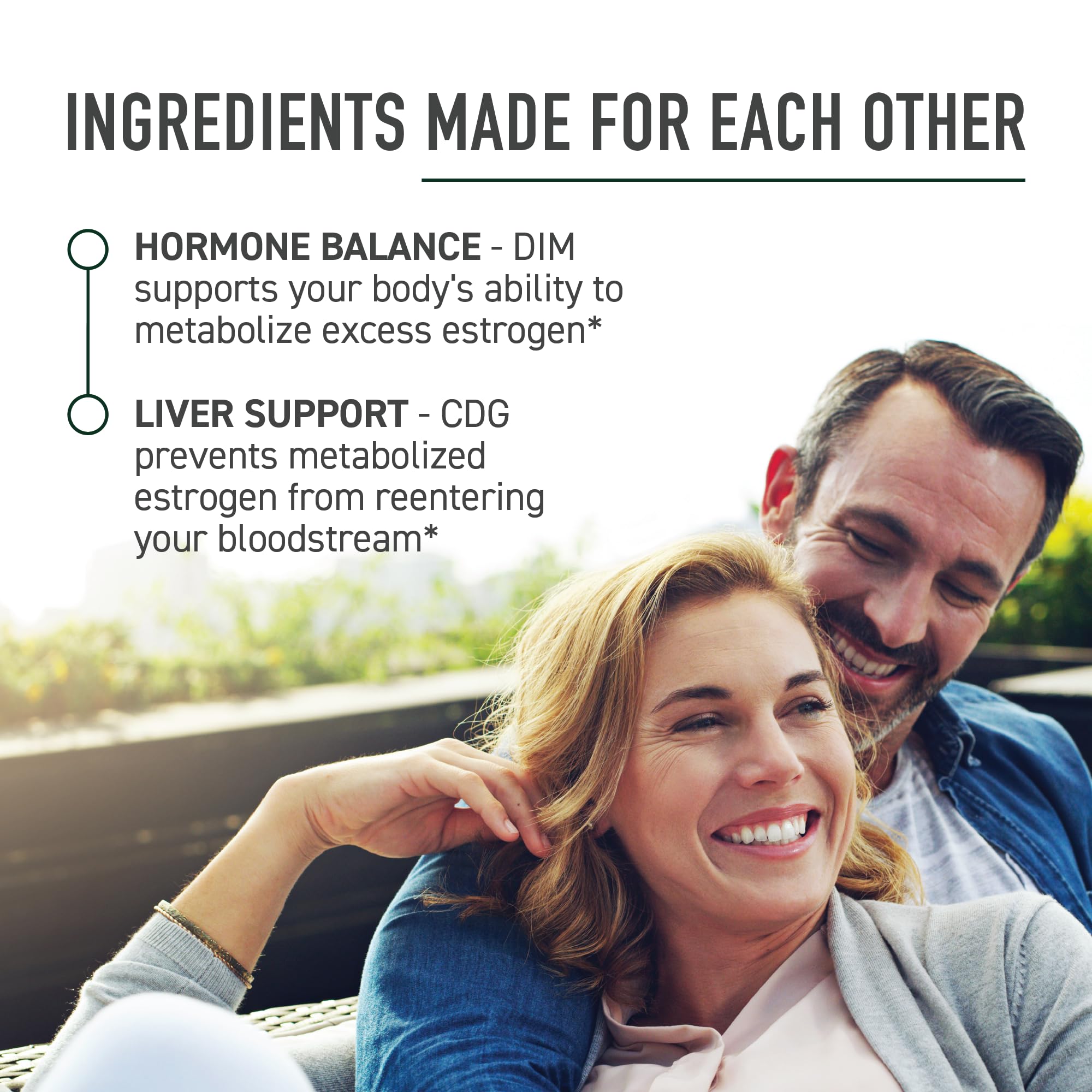SMNutrition Calcium D-Glucarate DIM – Étiquette lisible avec les informations du dosage.