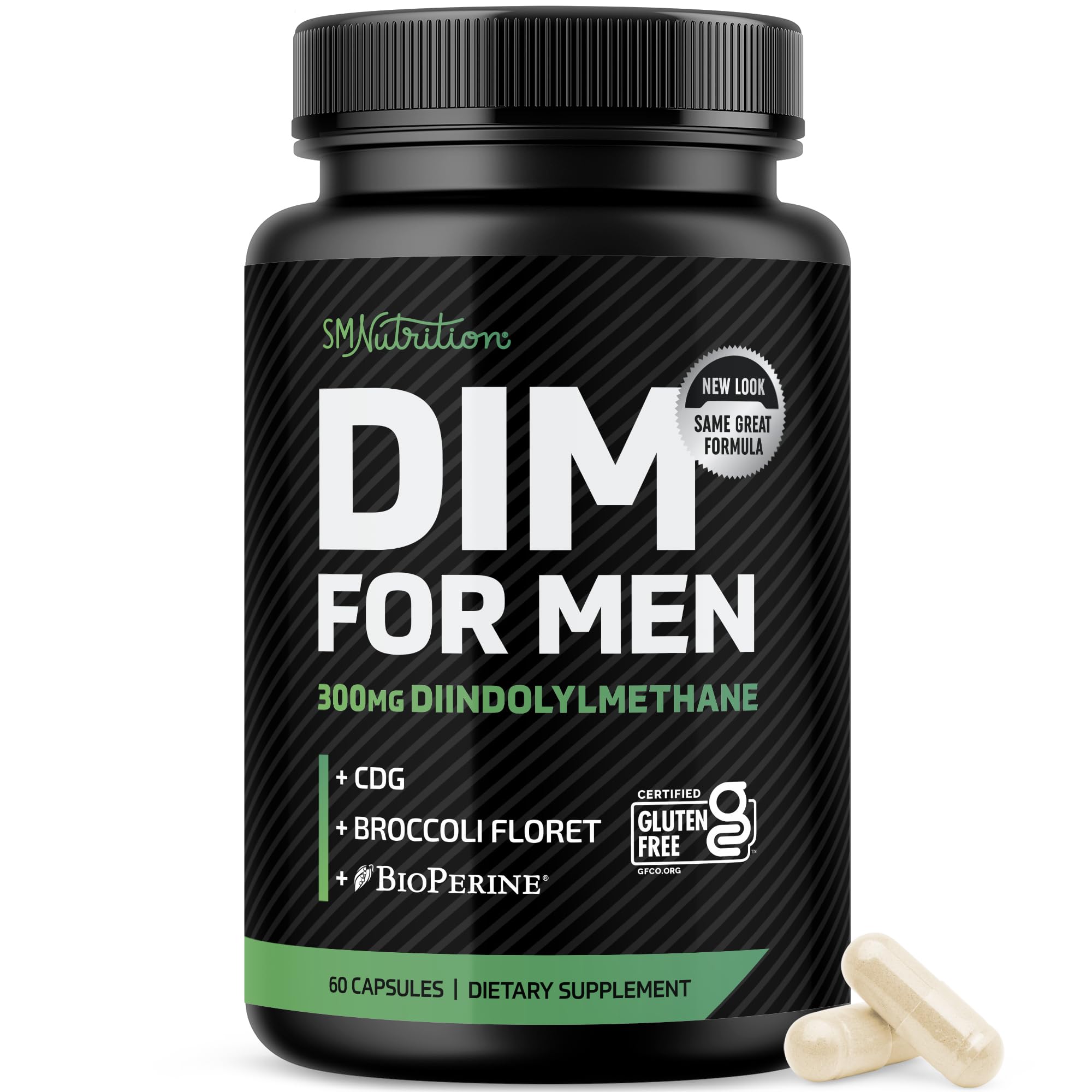 SMNutrition DIM 300 mg capsule — soutien potentiel de l’équilibre hormonal masculin