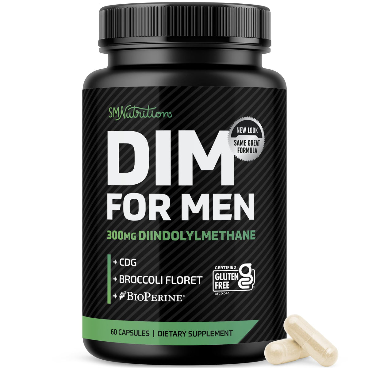 SMNutrition DIM 300 mg capsule — soutien potentiel de l’équilibre hormonal masculin